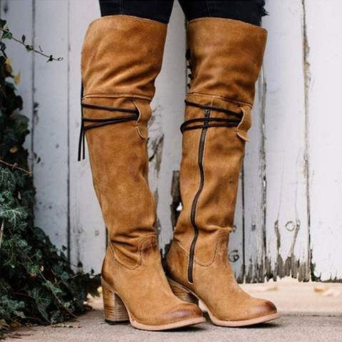 And Warm Boots Over The Knee Boots Long Boots