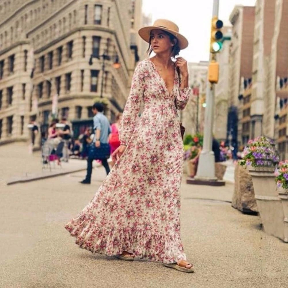 Swing bohemian dress