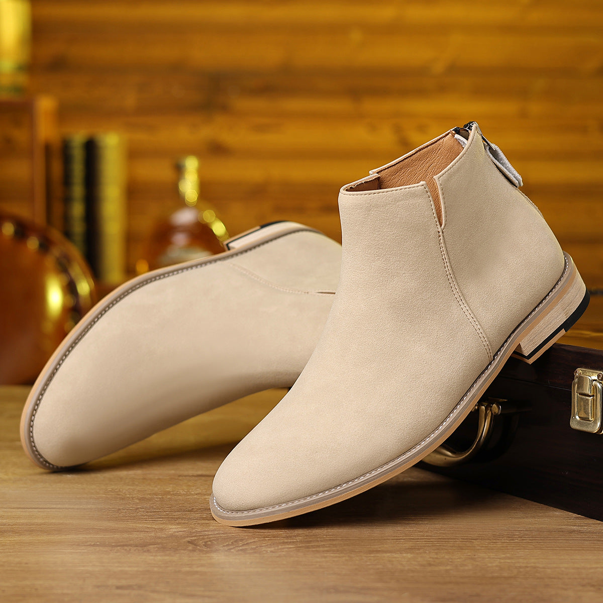And Retro Men's Matte Martin Boots
