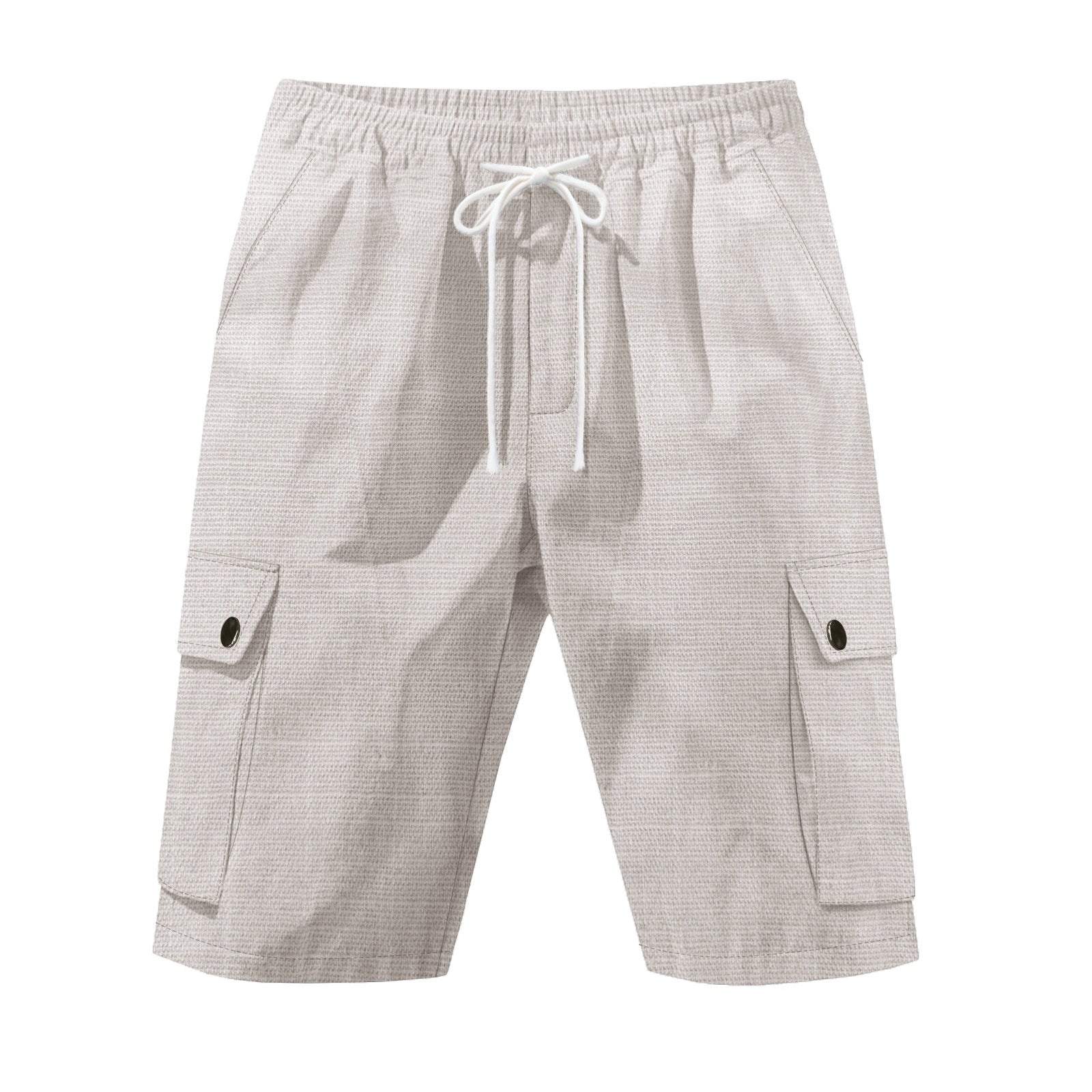 Men's Bamboo Linen Drawstring Shorts