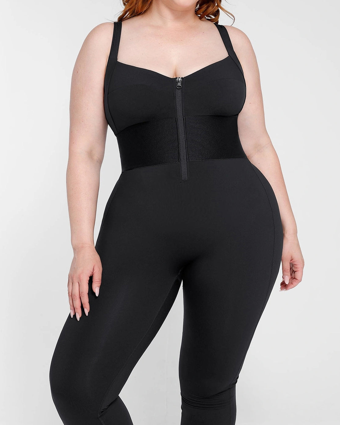 Adjustable Straps Tummy Control Shaping Jumpsuit