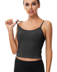 Pullover Camisole Removeble Pad Adjustable Strap Yoga Bra