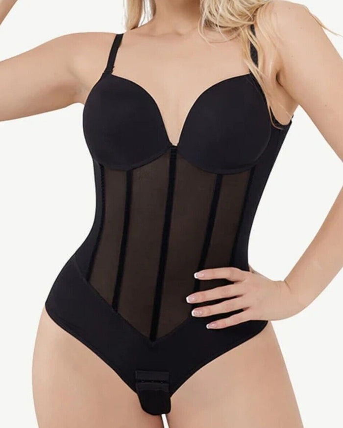 Breathable tummy control butt lifting Bodysuit
