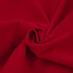 Velvet Red Cocktail Dress A-line Skirt