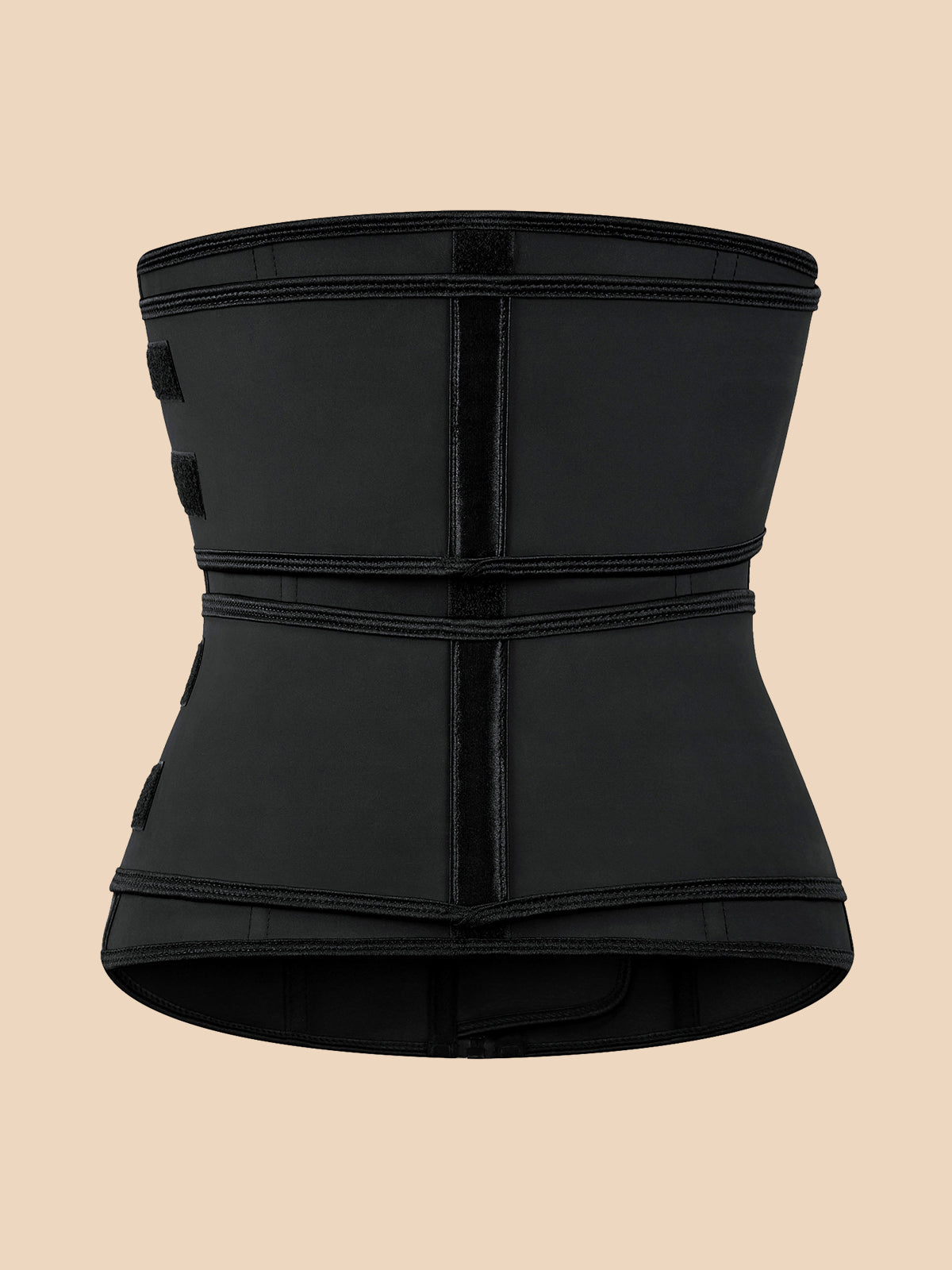 Corset Latex Buckle Waist Corset Belt LATEX Rubber Straps Corset