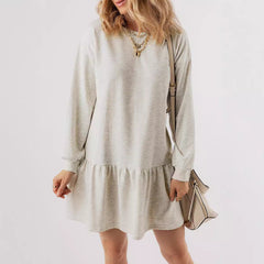 Long Sleeve Sweater Dress Knee-length