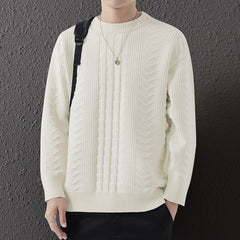 Men's Round Neck Knitted Sweater