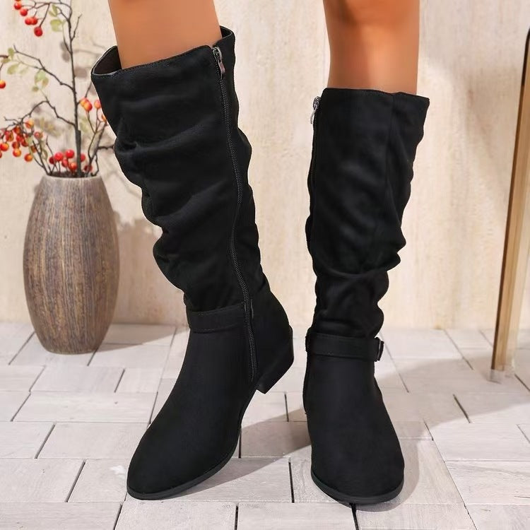 Belt Buckle Accessory For Womens Long Boots