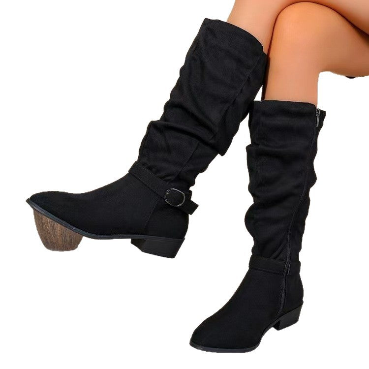 Belt Buckle Accessory For Womens Long Boots