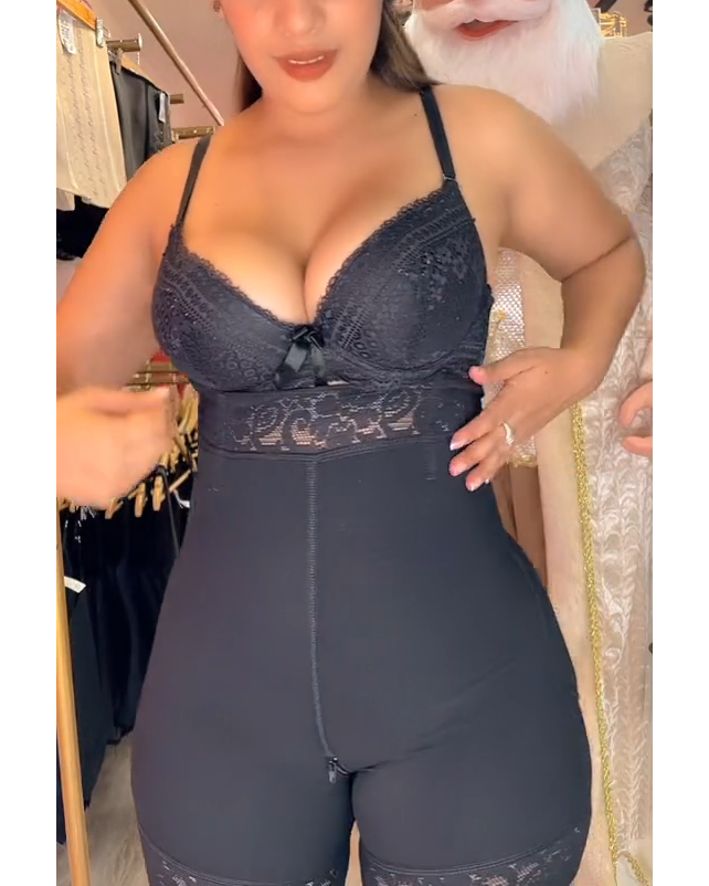 Butt Lifter (Crotch With Zipper) Seamless Slimming Shorts
