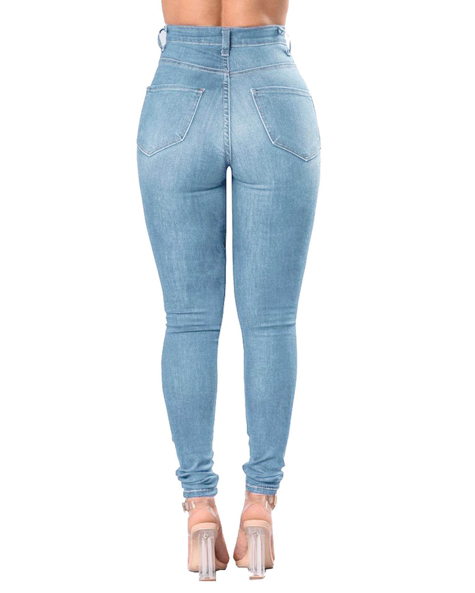 Ripped Denim Pants