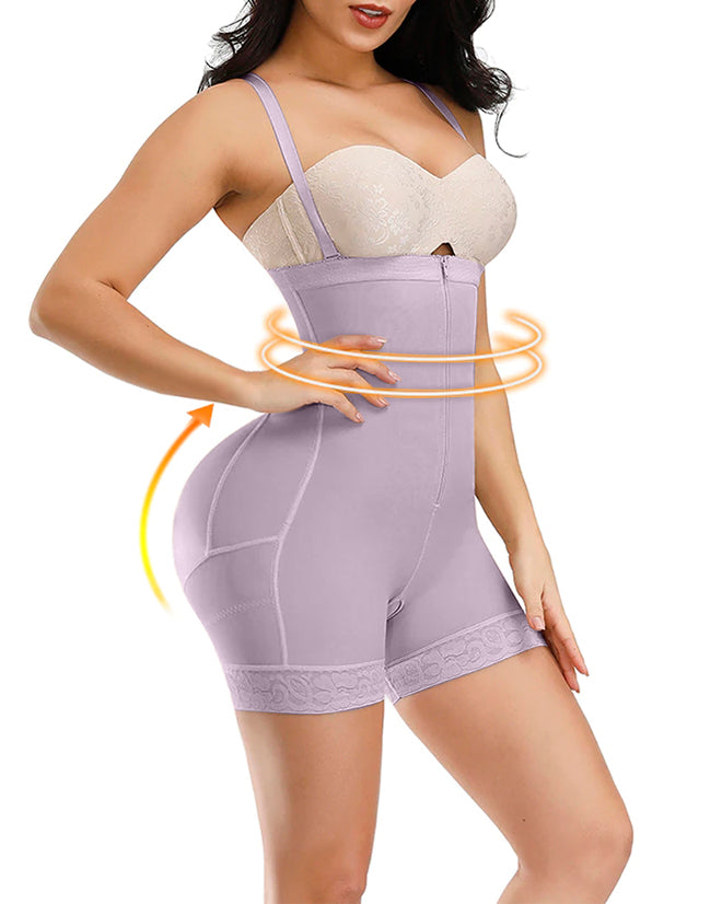 Corset Tummy Control Panties Shapewear For Tummy Control Fajas Colombianas Body Shaper Zipper Open Bust Bodysuit
