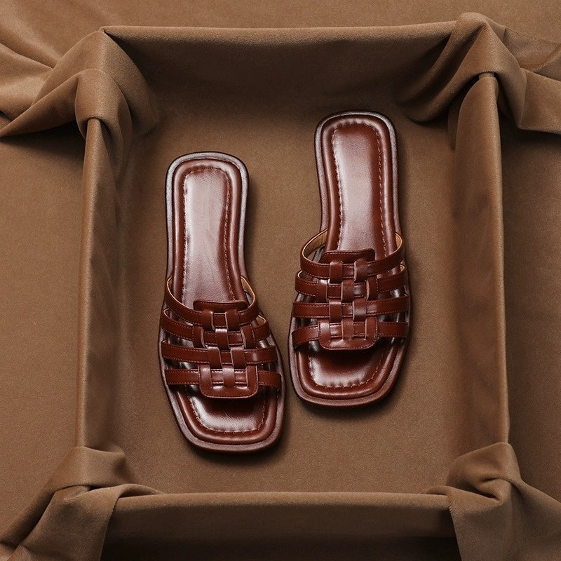 French Retro Sandals For Women