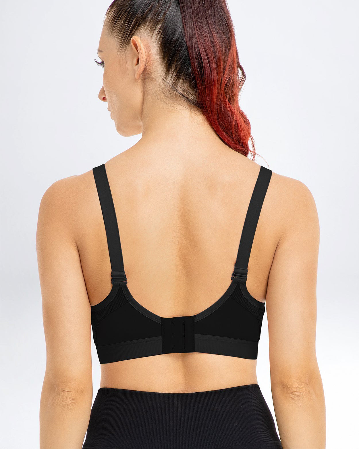V Neck Full Figure Running Workout Bras