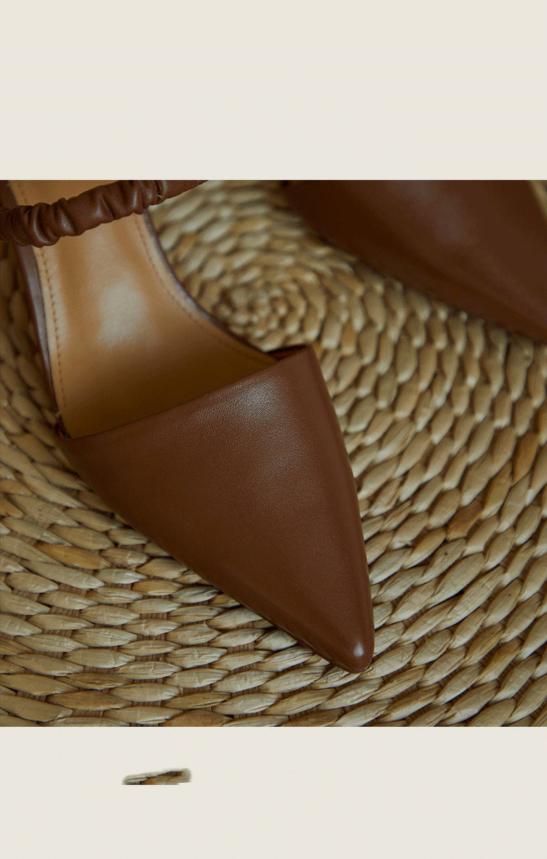 French Retro Toe Sandals With Skirt