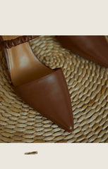 French Retro Toe Sandals With Skirt