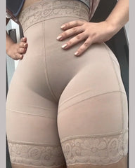 Lace High Waist Butt Push up Daily Use Invisible Shaping Shorts