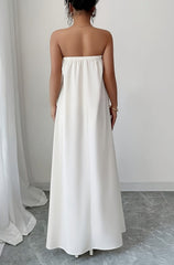 Floral Strapless Dress A Stylish Casual One-piece