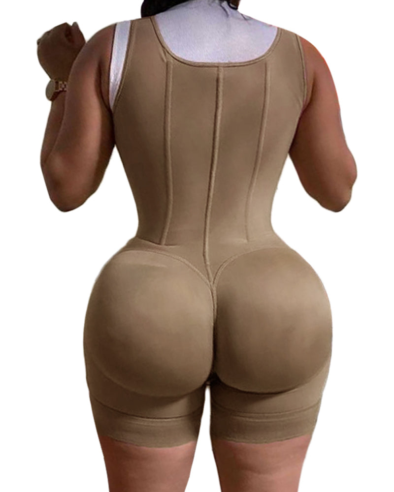 Shapewear HOOK AND EYE CLOSURE Tummy Control  Adjustable Crotch  Open Bust Bodysuit