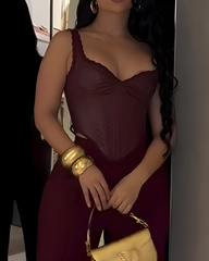 Leather Corset Top