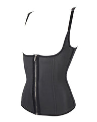 Waist Trainer Corset Vest Steel Boned Tummy Control Neoprene Shaper Tank Top With Adjustable Straps