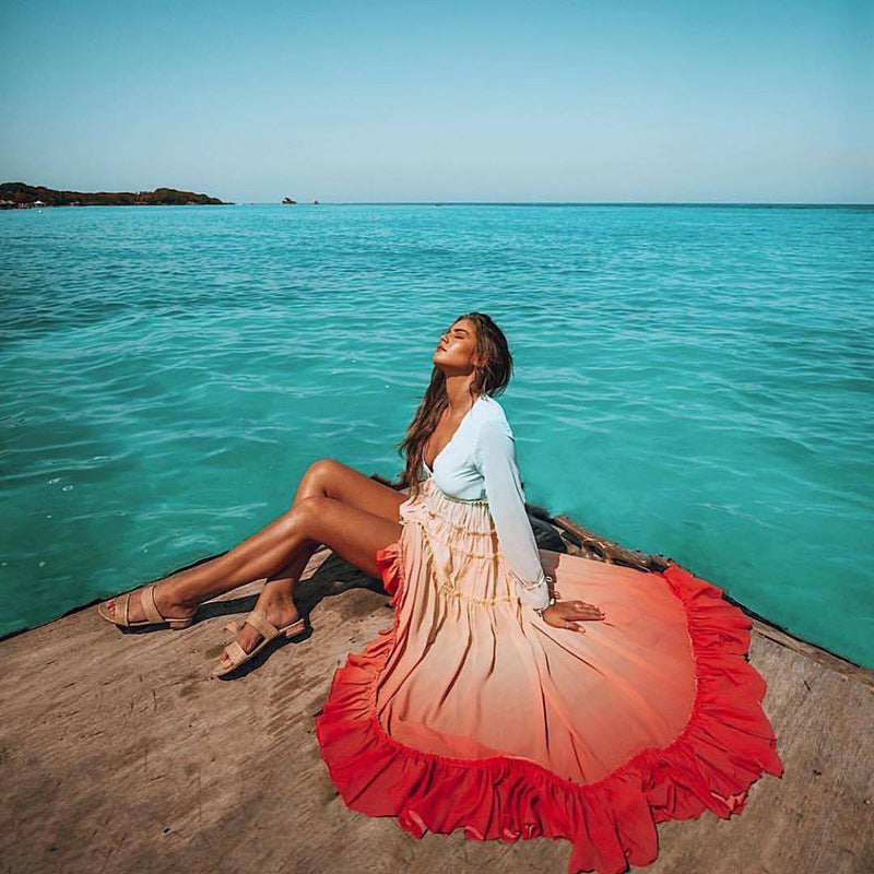 long-sleeved dress