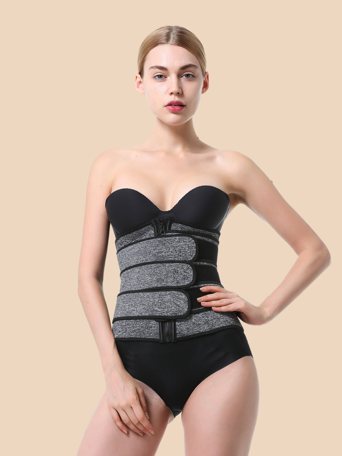 Sweat Belt Sports Abdominal Belt Shapewear Triple Reinforcement Belt