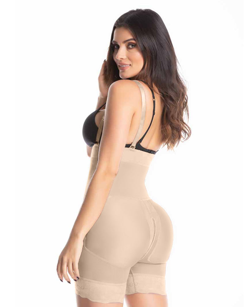 Postpartum Recovery Adjustable Shapewear Slimming Fajas Lace Body Shaper