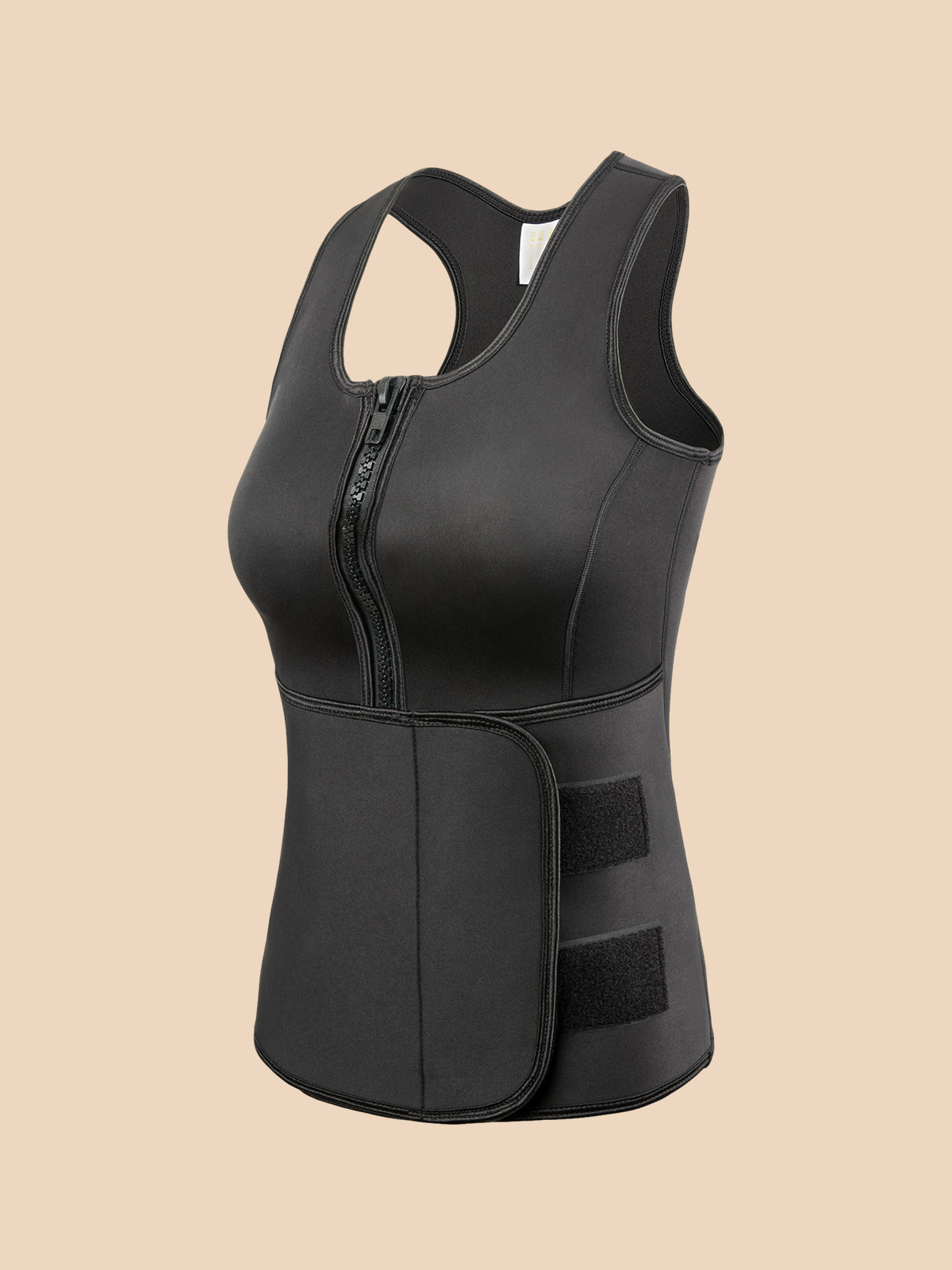 Sweat-wicking Shapewear Zip-Reinforced Three-Belt Belt