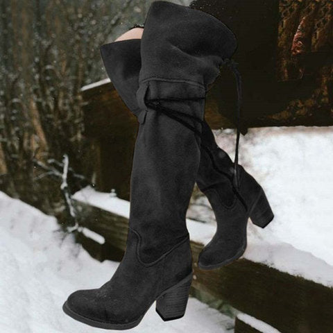 And Warm Boots Over The Knee Boots Long Boots