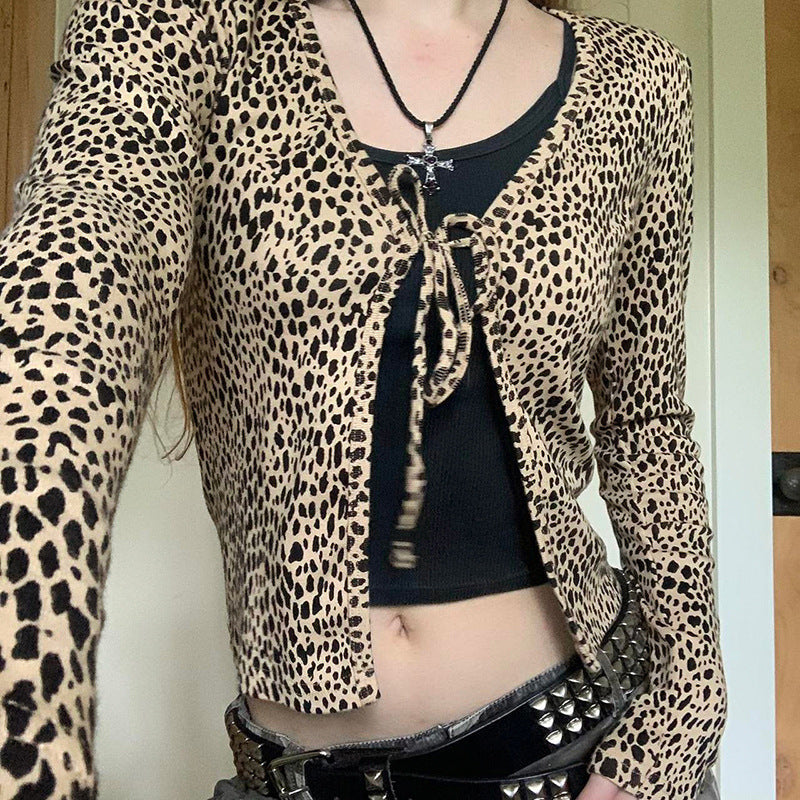 Knitted Cardigan Top Women