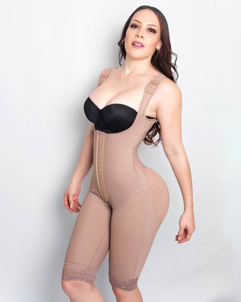 Shaper Bodysuit for Women, High Waist Double Tummy Control Shapewear Butt Lifter Fajas Waist Trainer Shorts