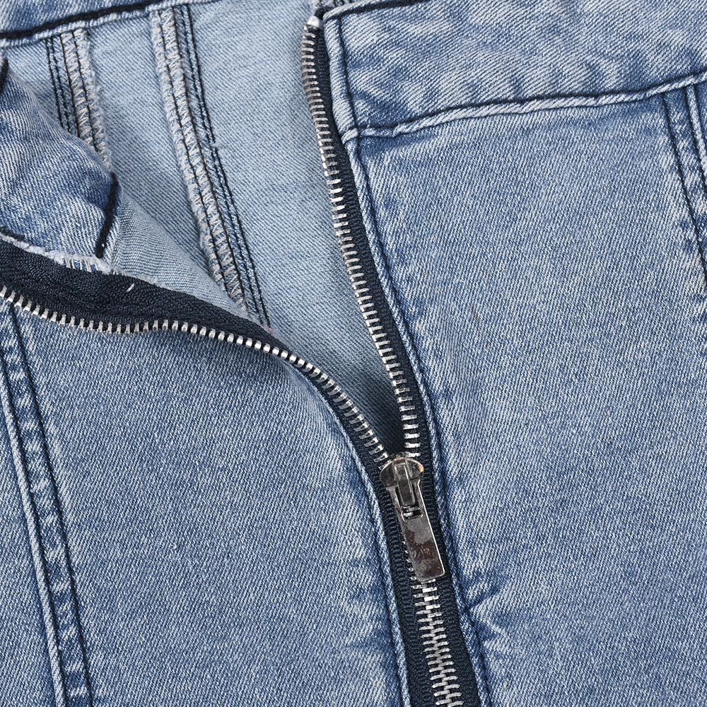Backless Tube Denim Dress Y2K Slim Short Dresses For Clothing
