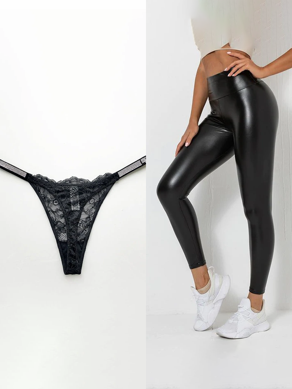 Zoom  Female Scrunch Bum PU High-rise Leggings  Female Scrunch Bum PU High-rise Leggings  Female Scrunch Bum PU High-rise Leggings  Female Scrunch Bu