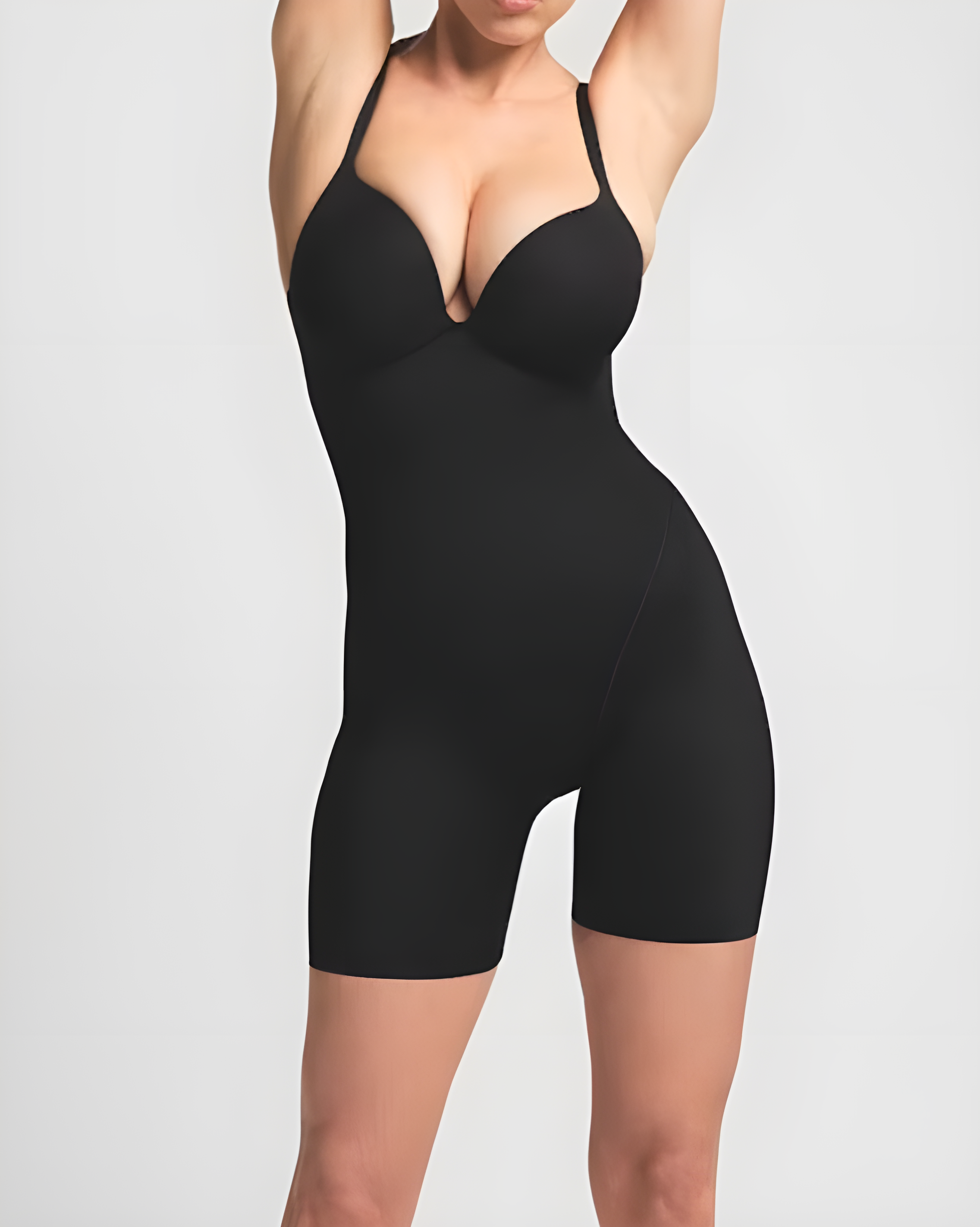 V-Neck Seamless Butt Ehance Shapewear