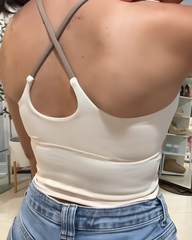 High Elastic Comfort Sports Vest with Bust Pad