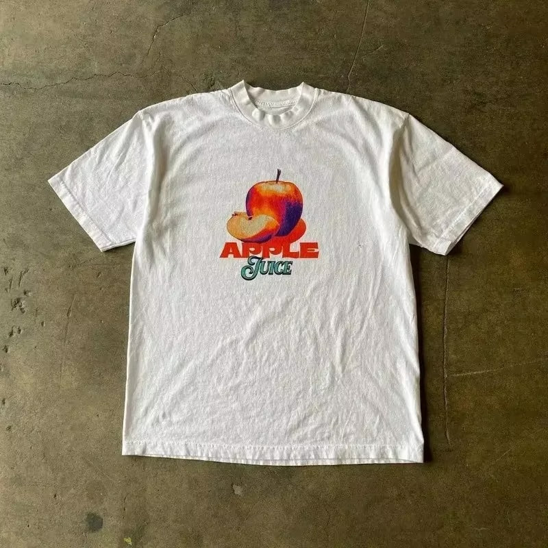 Vintage Food Graphic Prints T-Shirts - 4 Menus