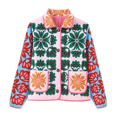 Azalea Floral Prints Statement Jacket
