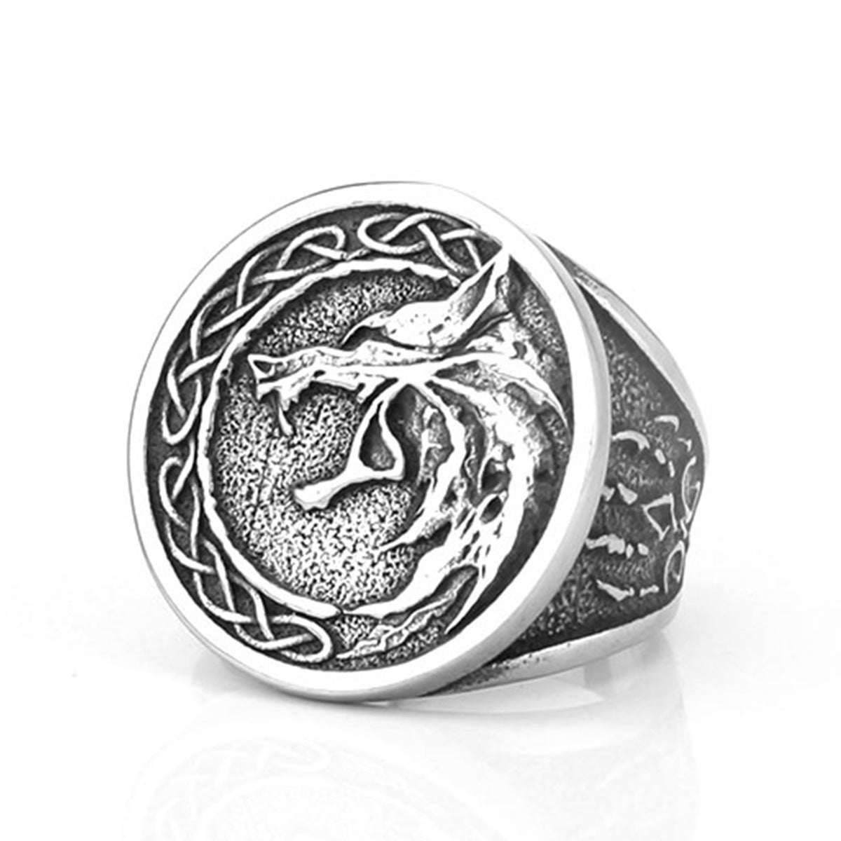 Barking Wolf Ring