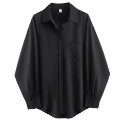 Basic Oversized Button Down Shirts