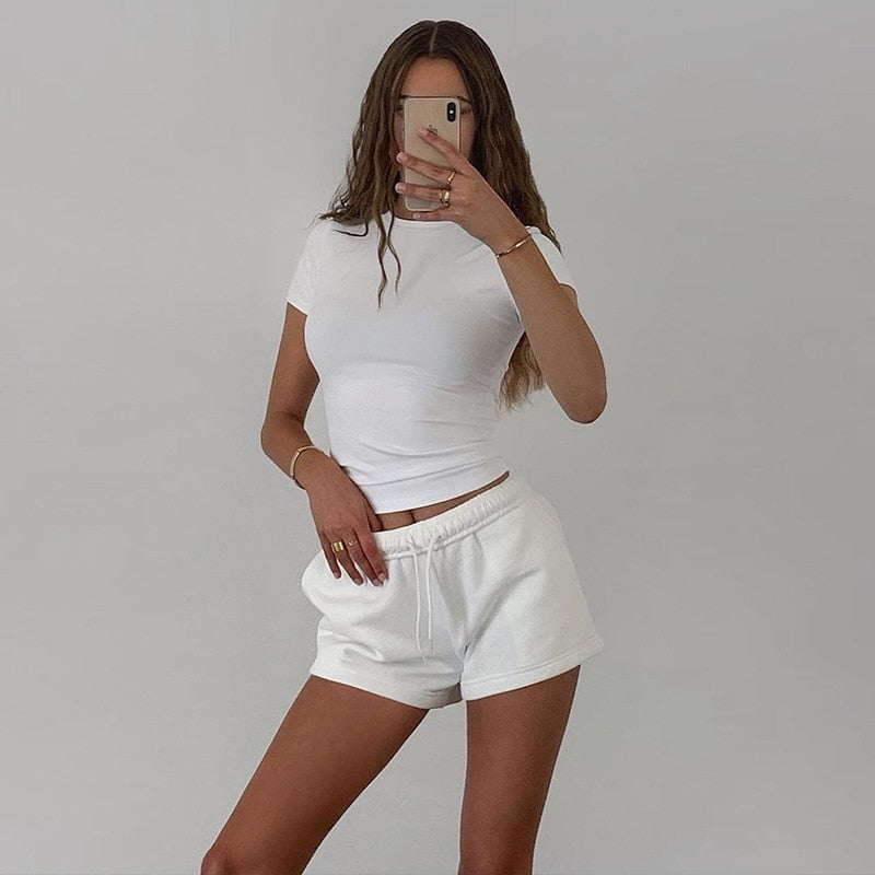 Basic Short Sleeve Tissue Tees - 4 Colors