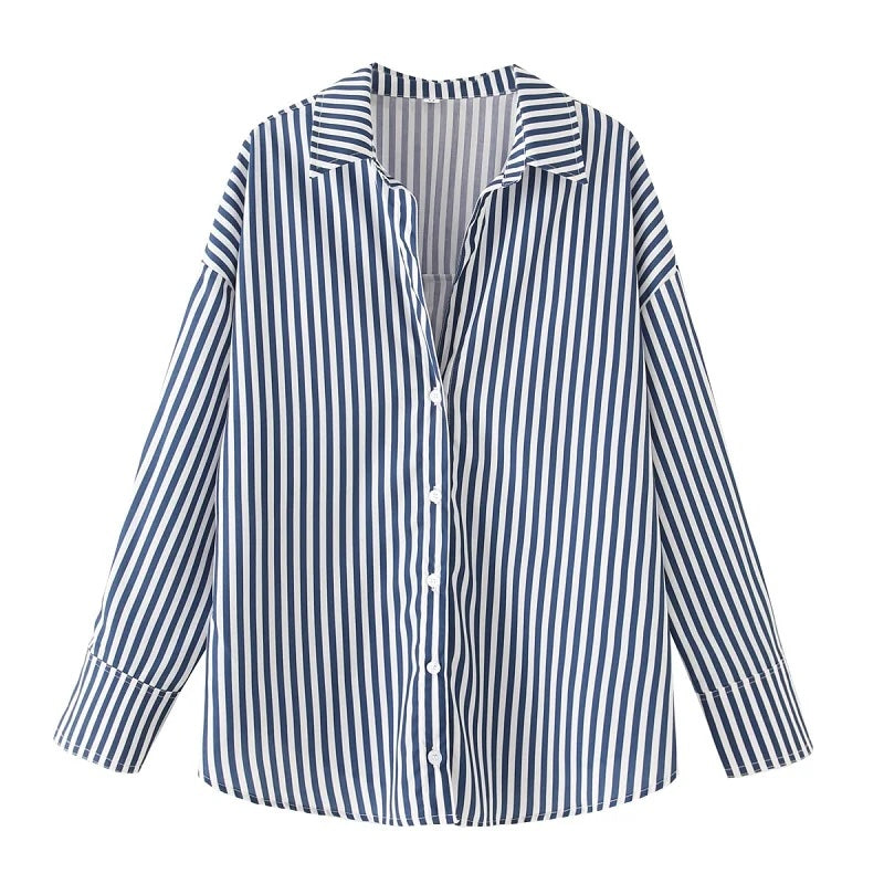 Basic Casual Pinstripe Shirts