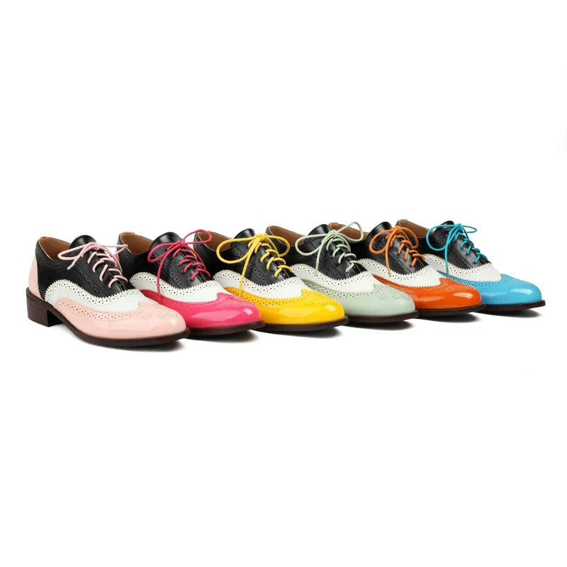 Benedita Bright Block Oxford Brogues