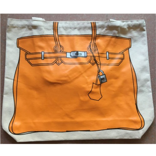 Birkin Bag Drawing Canvas Bag