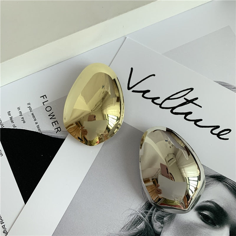 Bubble Barrette Hair Clips - Gold or Silver