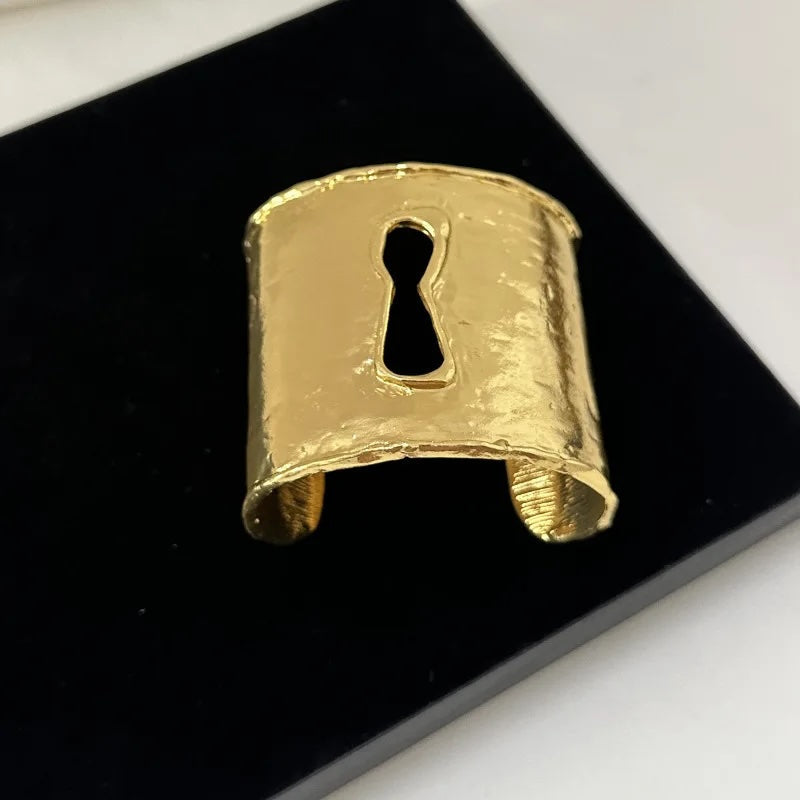 Carin Keyhole Cuff Bracelet
