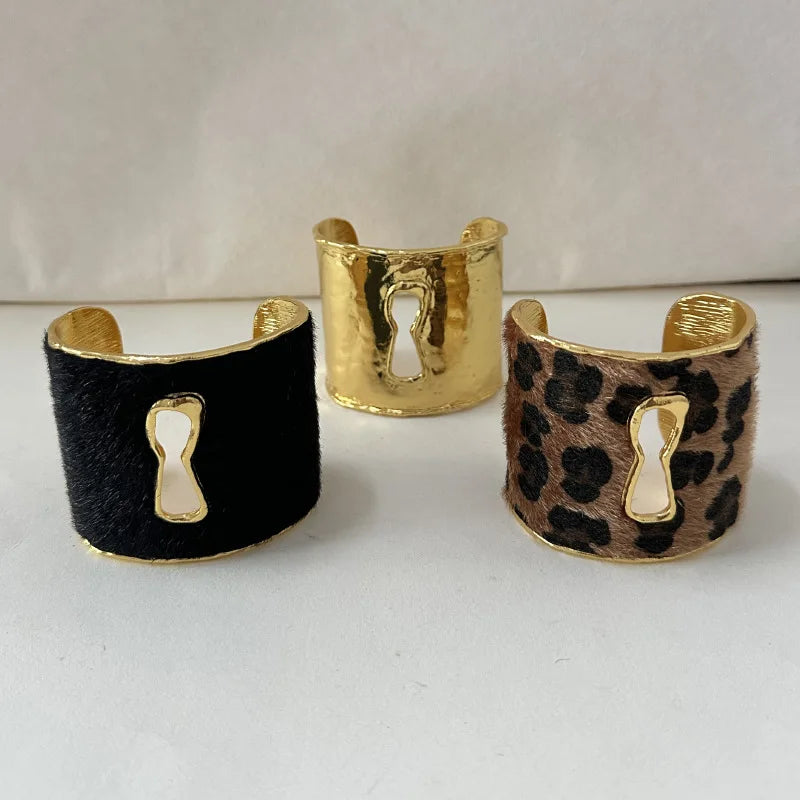 Carin Keyhole Cuff Bracelet