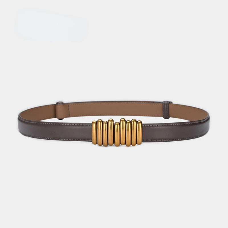 Emma Golden Lines Knot Belt