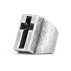 Cross Shield Ring
