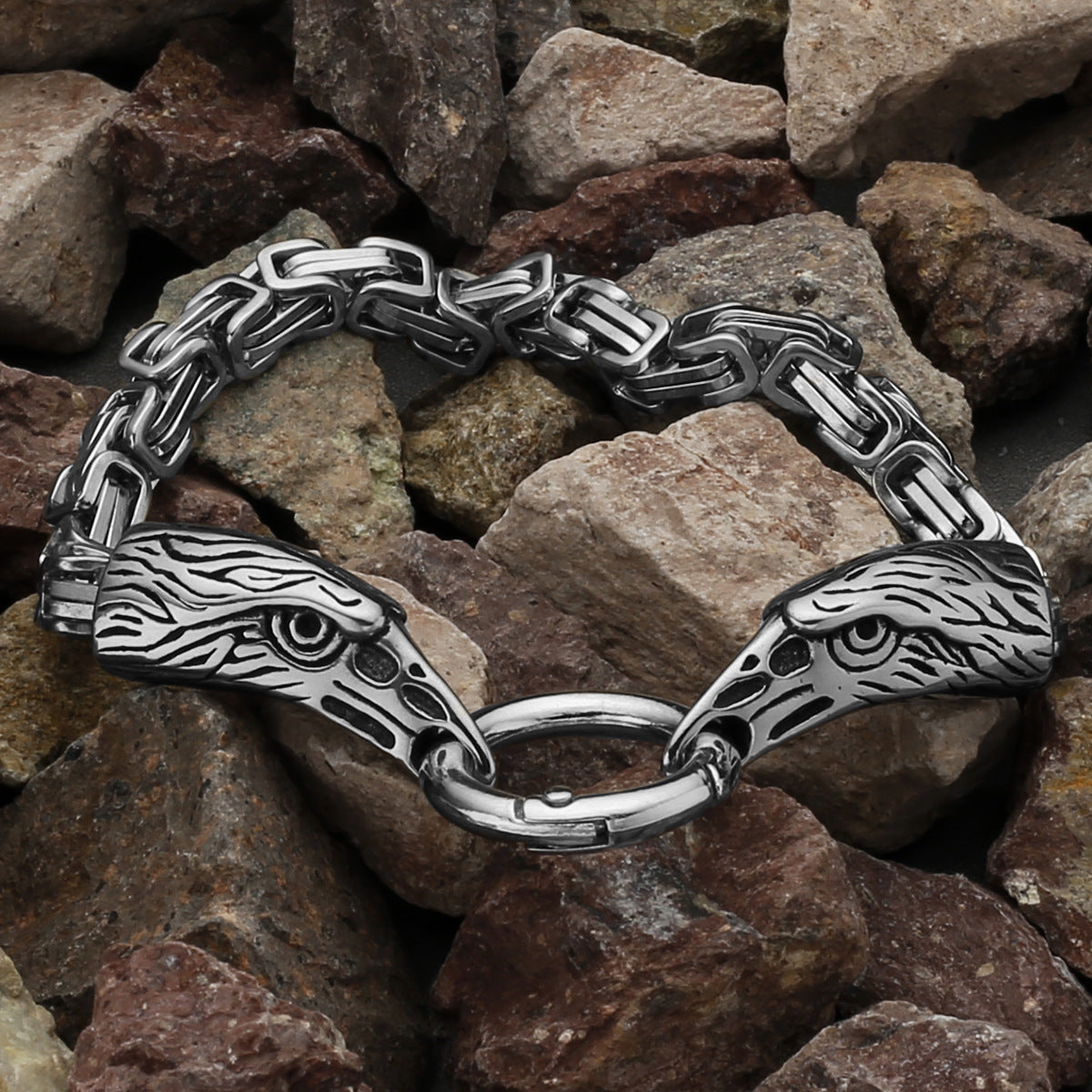 Crow Head Eagle Head Bracelet